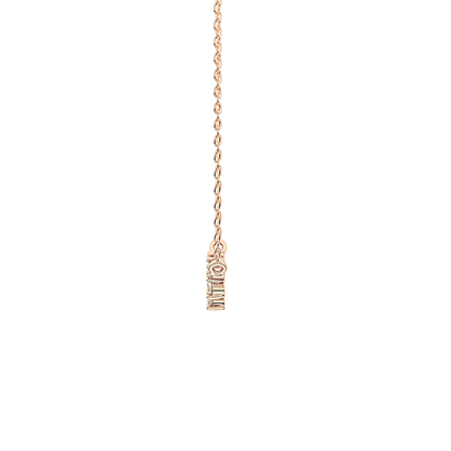 0.241 TCW Round Lab Grown Diamond Multi Stone Necklace
