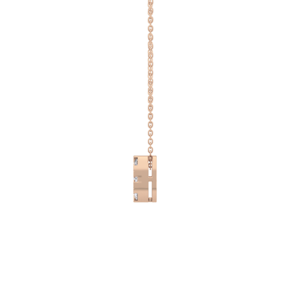 1.16 TCW Round Lab Grown Diamond Multi Stone Cushion Pendant Necklace