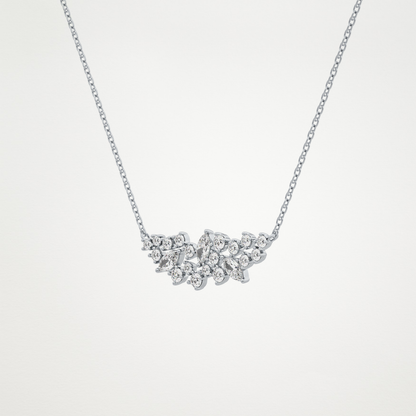 0.248 TCW Round & Marquise Lab Grown Diamond Multi Stone Pendant Necklace