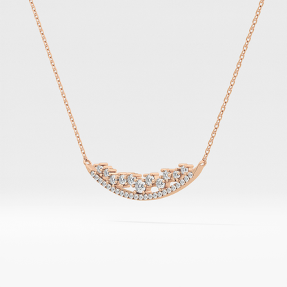 1.5 TCW Emerald Lab Grown Diamond Bezel Necklace