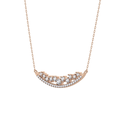 1.5 TCW Emerald Lab Grown Diamond Bezel Necklace