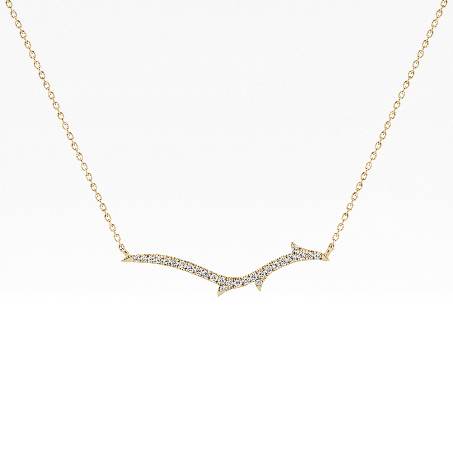 1.5 TCW Emerald Lab Grown Diamond Bezel Necklace
