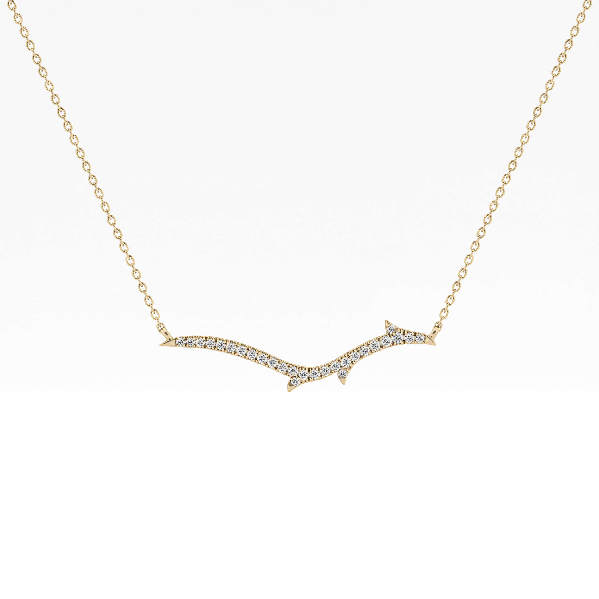 1.5 TCW Emerald Lab Grown Diamond Bezel Necklace