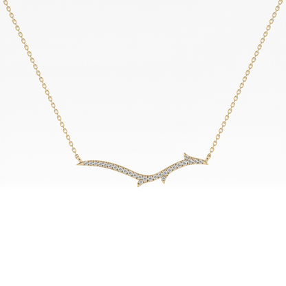1.5 TCW Emerald Lab Grown Diamond Bezel Necklace