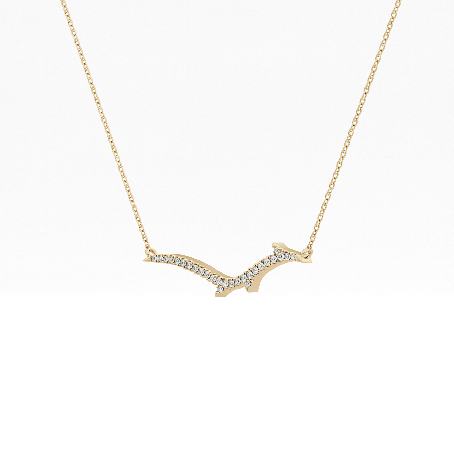1.5 TCW Emerald Lab Grown Diamond Bezel Necklace