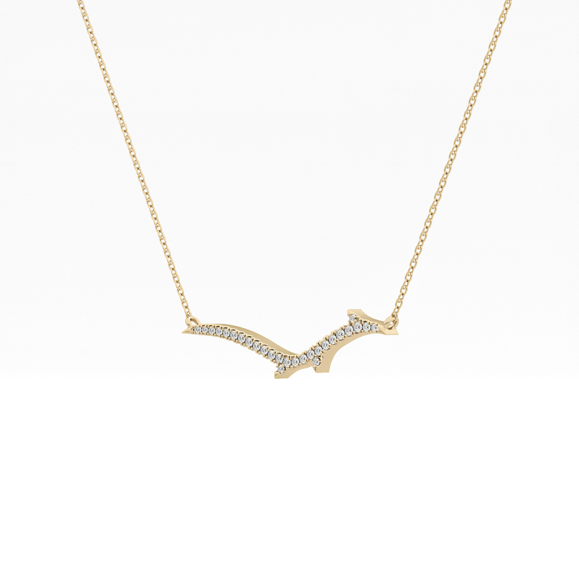 1.5 TCW Emerald Lab Grown Diamond Bezel Necklace