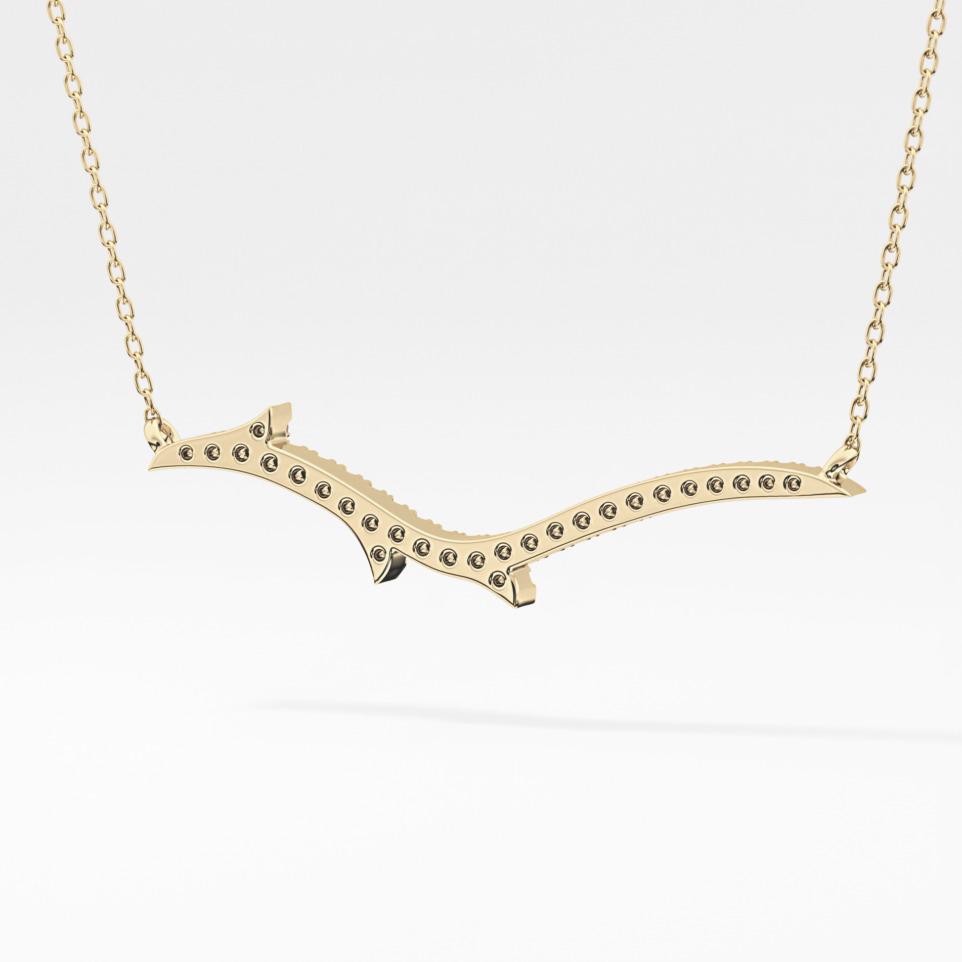 1.5 TCW Emerald Lab Grown Diamond Bezel Necklace