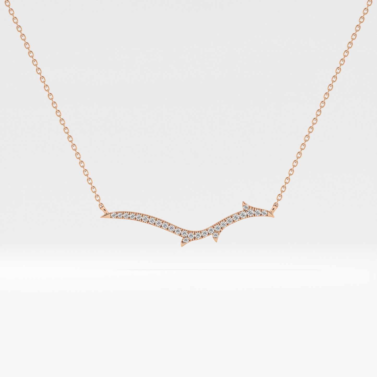 1.5 TCW Emerald Lab Grown Diamond Bezel Necklace