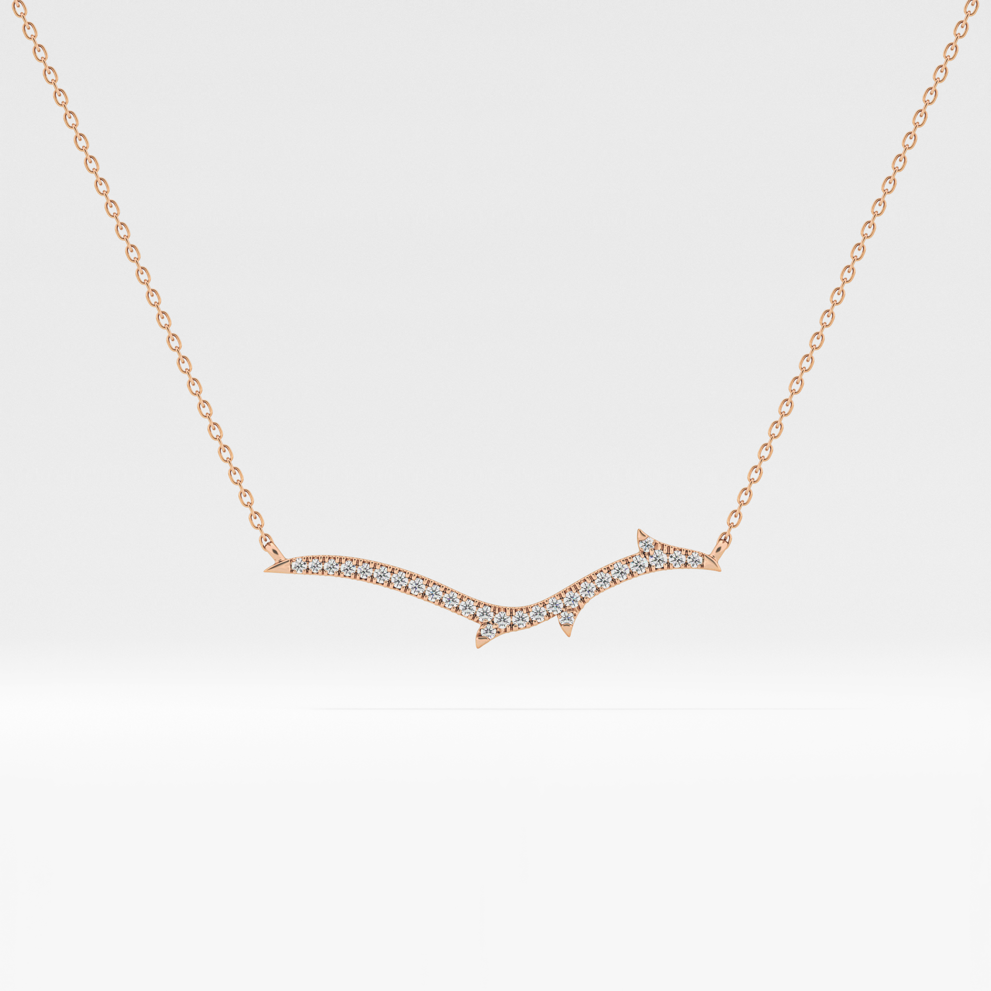 1.5 TCW Emerald Lab Grown Diamond Bezel Necklace