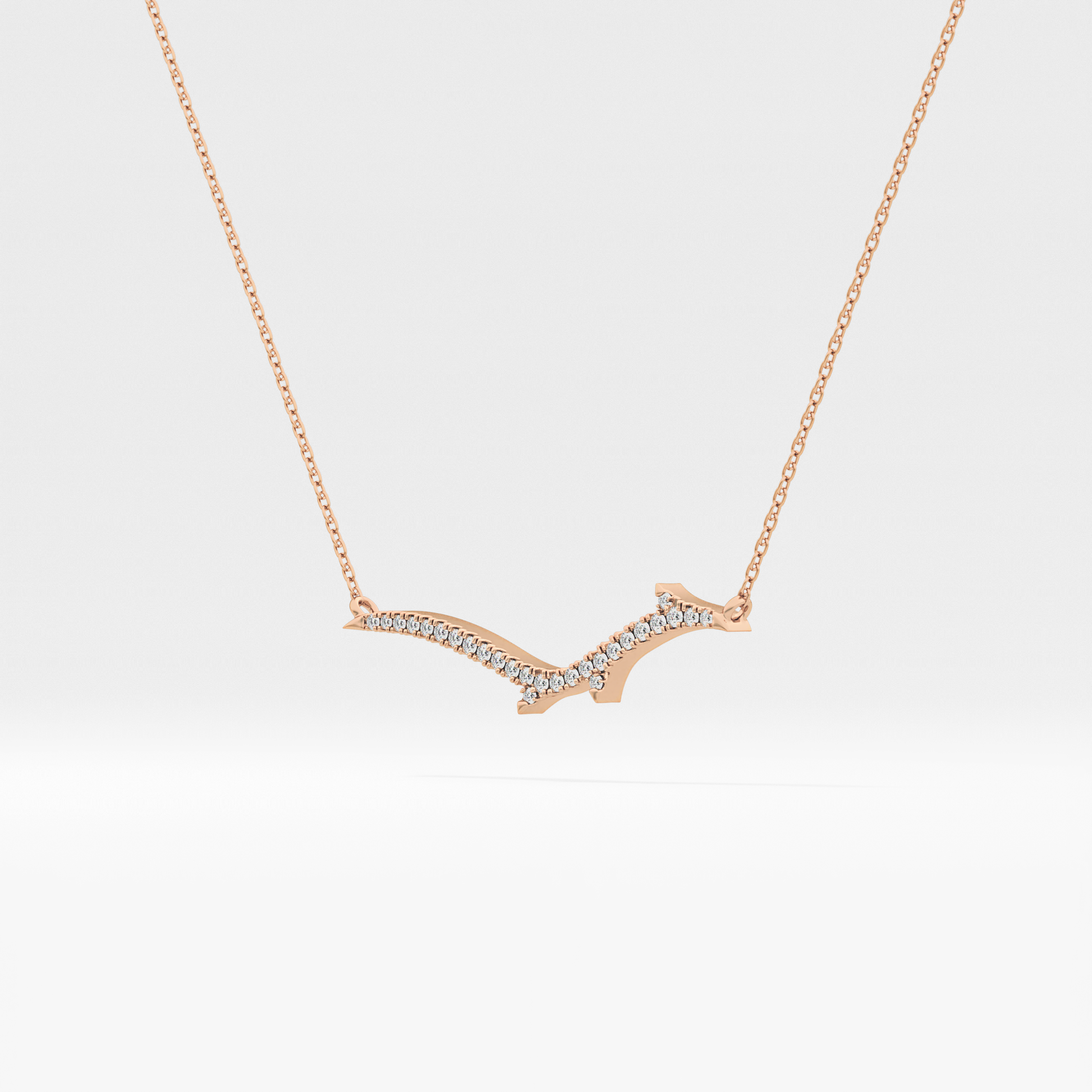 1.5 TCW Emerald Lab Grown Diamond Bezel Necklace