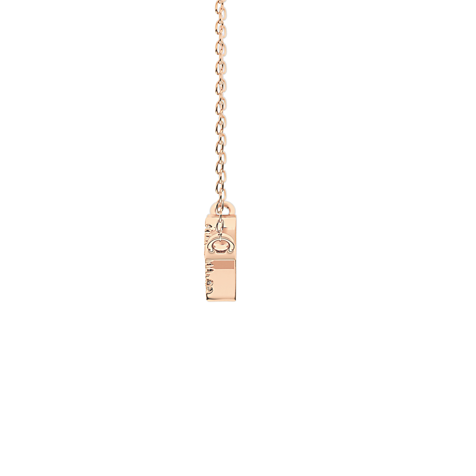 1.5 TCW Emerald Lab Grown Diamond Bezel Necklace