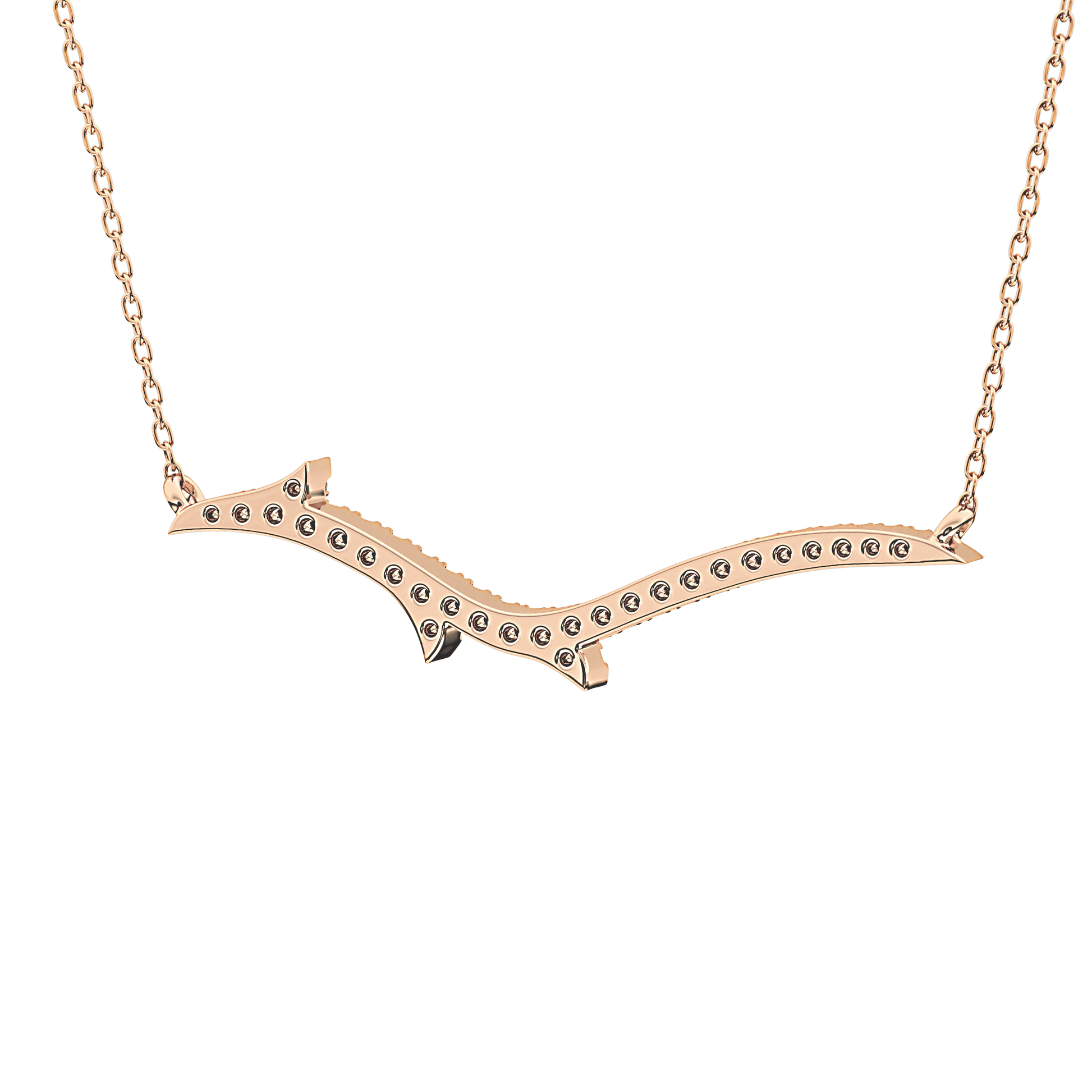 1.5 TCW Emerald Lab Grown Diamond Bezel Necklace