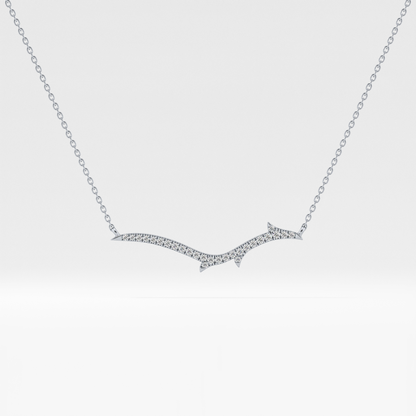 1.5 TCW Emerald Lab Grown Diamond Bezel Necklace