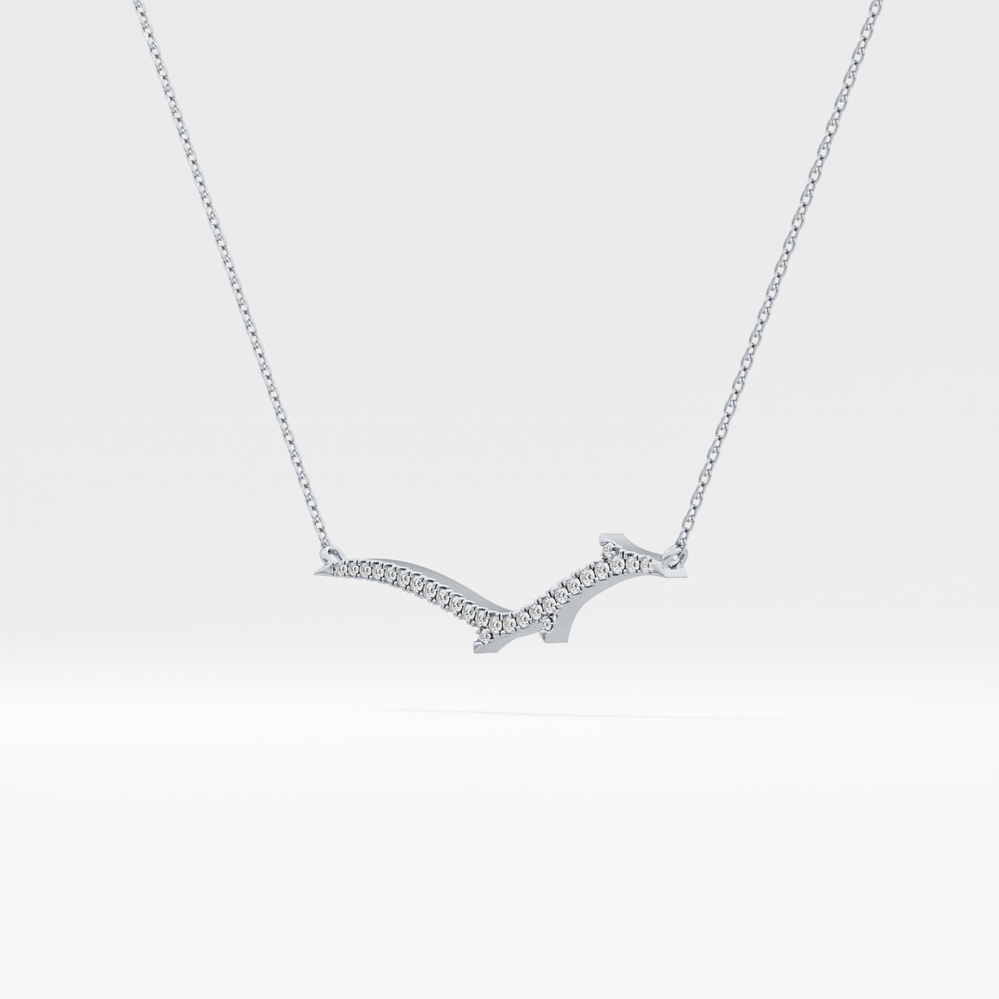1.5 TCW Emerald Lab Grown Diamond Bezel Necklace