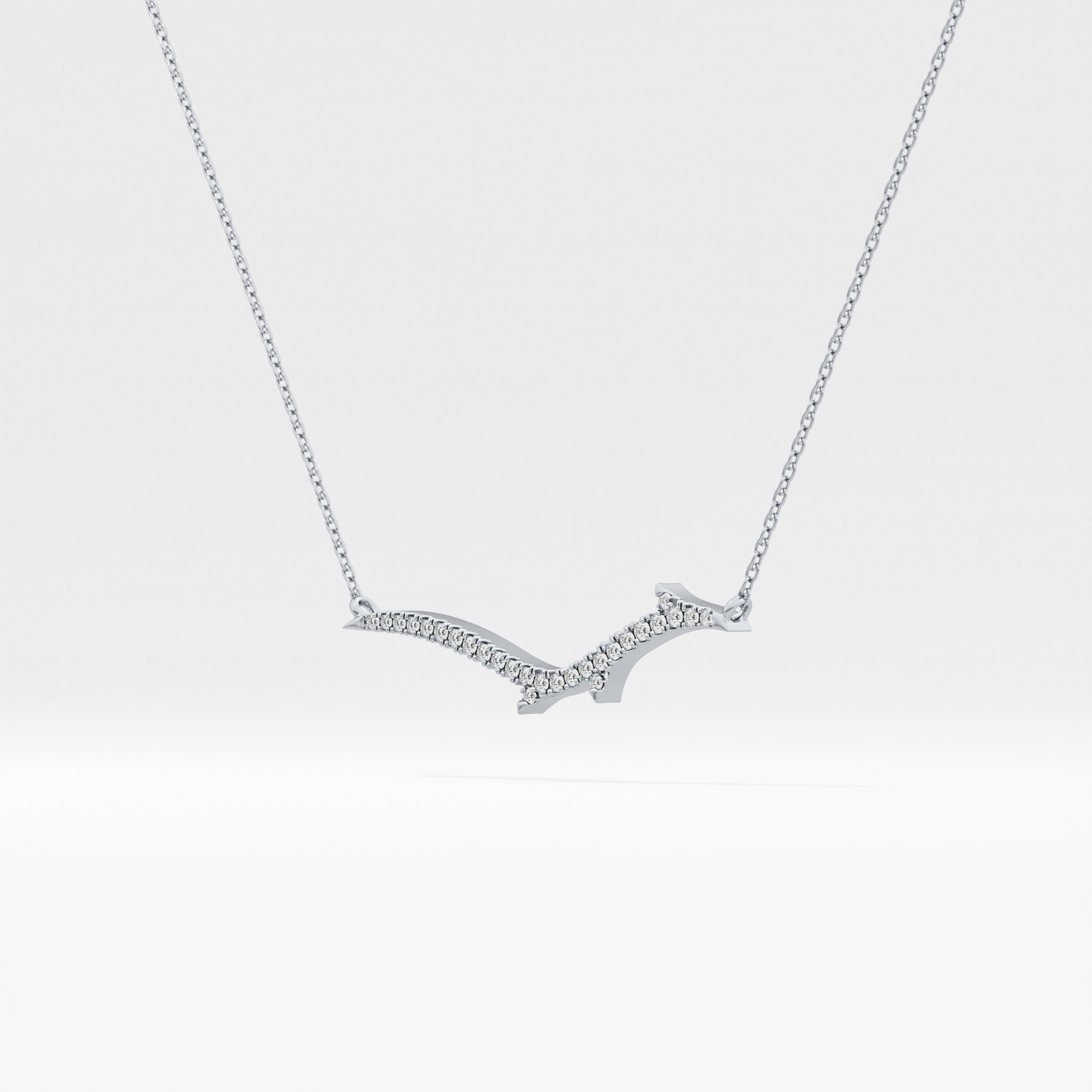 1.5 TCW Emerald Lab Grown Diamond Bezel Necklace