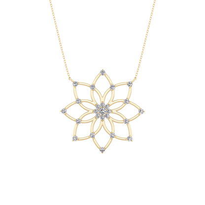 1.5 TCW Emerald Lab Grown Diamond Bezel Necklace