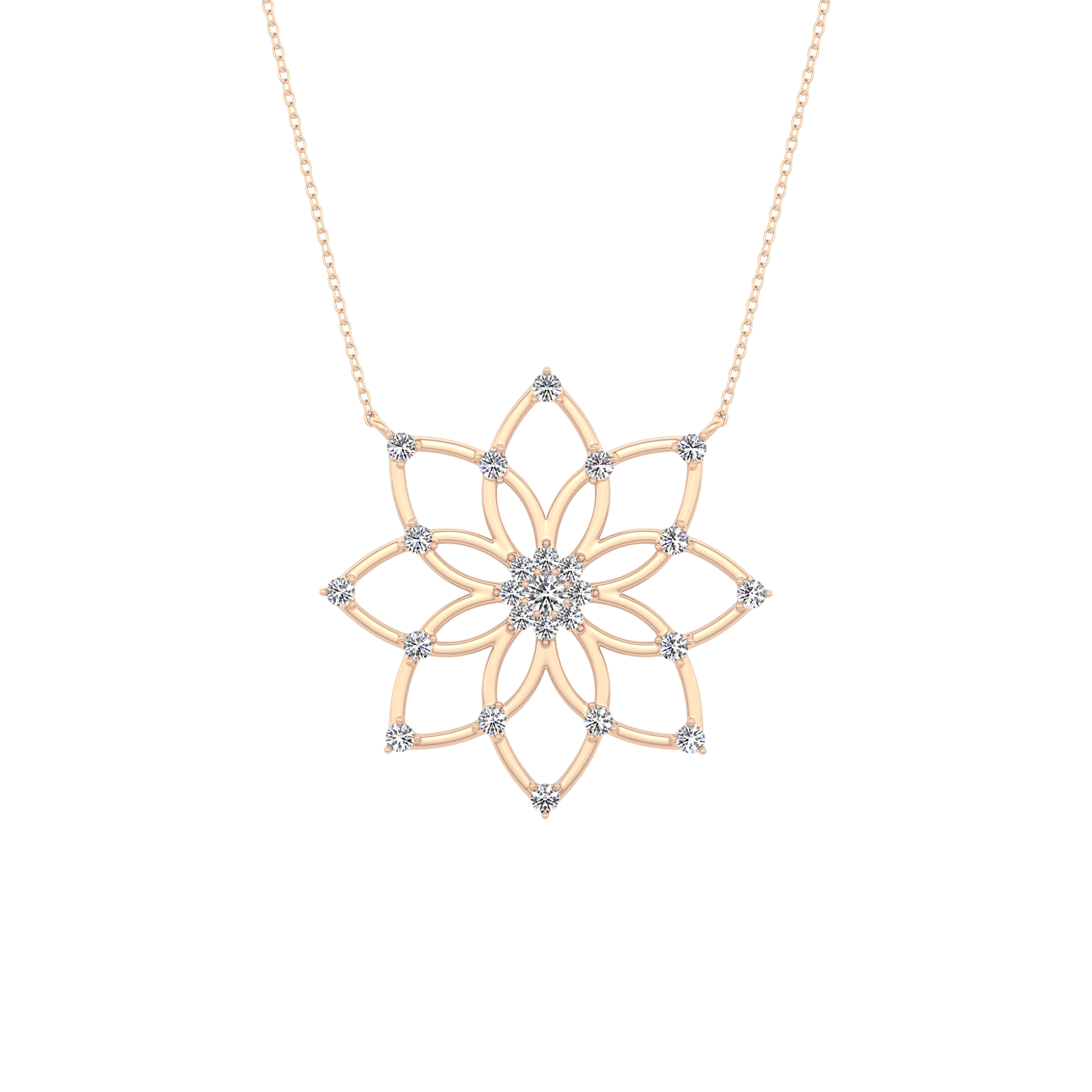 1.5 TCW Emerald Lab Grown Diamond Bezel Necklace