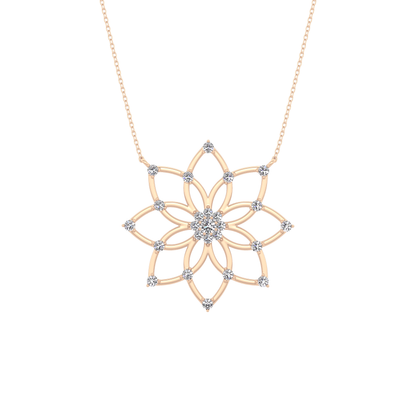 1.5 TCW Emerald Lab Grown Diamond Bezel Necklace