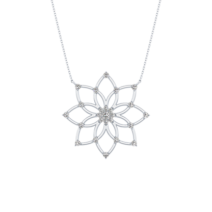 1.5 TCW Emerald Lab Grown Diamond Bezel Necklace