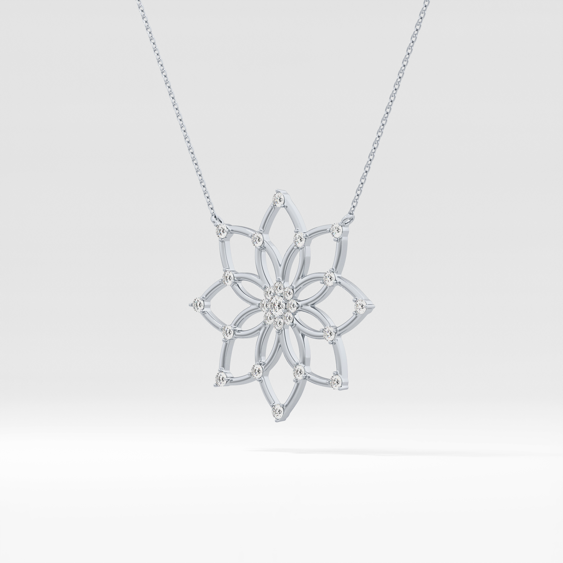 1.5 TCW Emerald Lab Grown Diamond Bezel Necklace