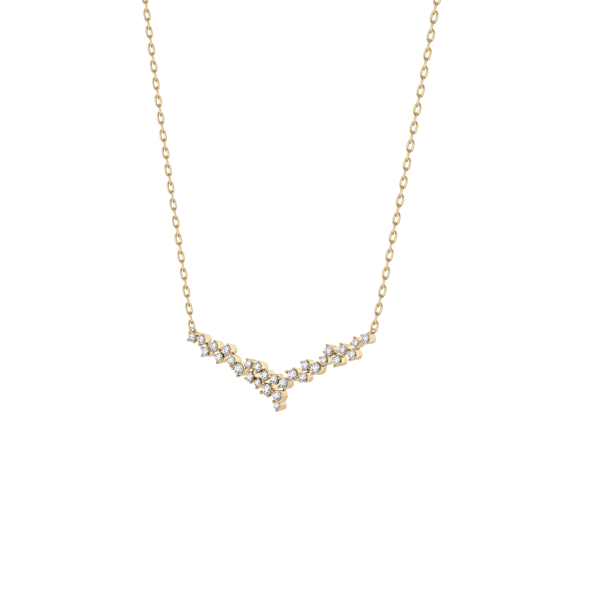 1.5 TCW Emerald Lab Grown Diamond Bezel Necklace