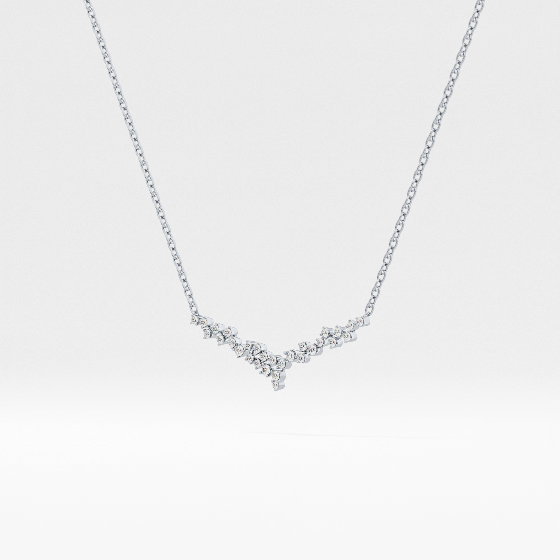 1.5 TCW Emerald Lab Grown Diamond Bezel Necklace