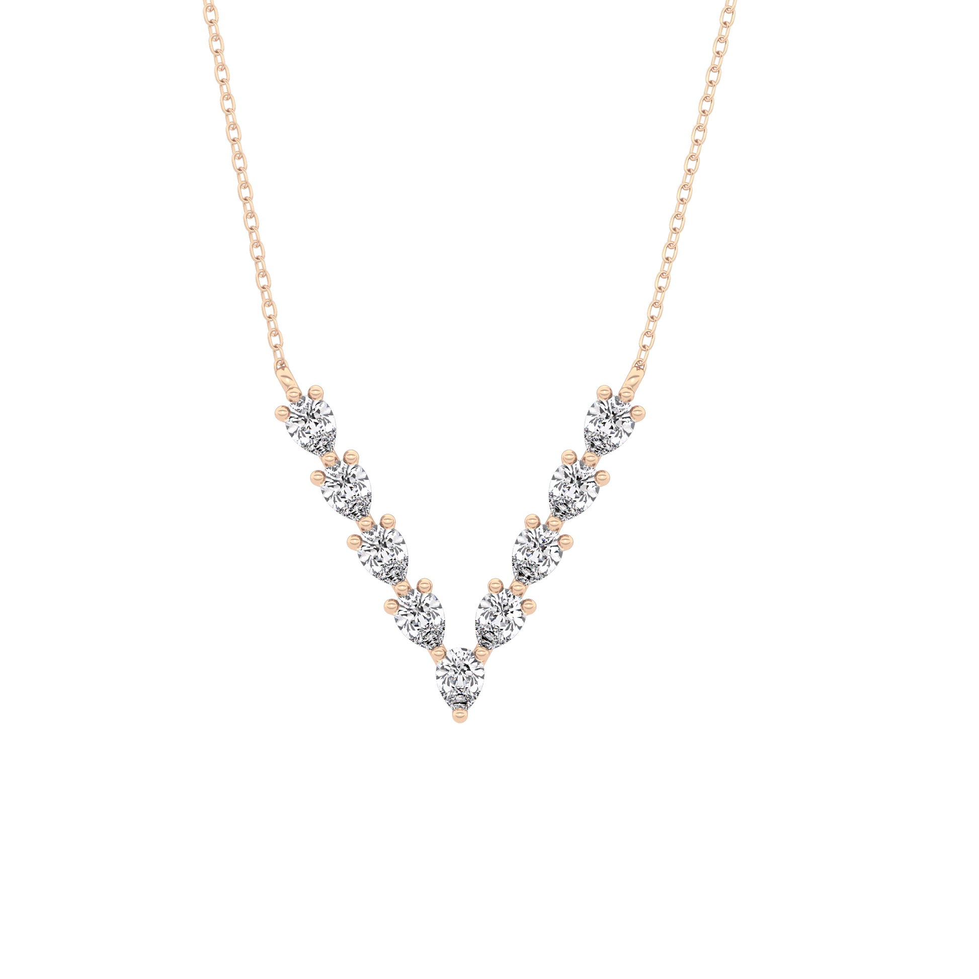 1.5 TCW Emerald Lab Grown Diamond Bezel Necklace