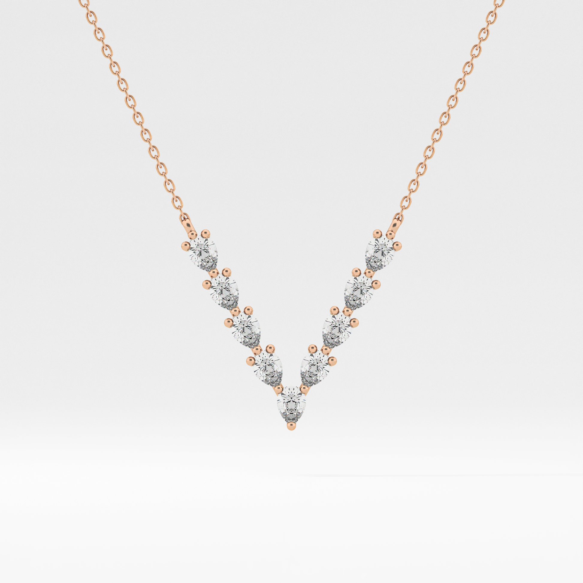 1.5 TCW Emerald Lab Grown Diamond Bezel Necklace