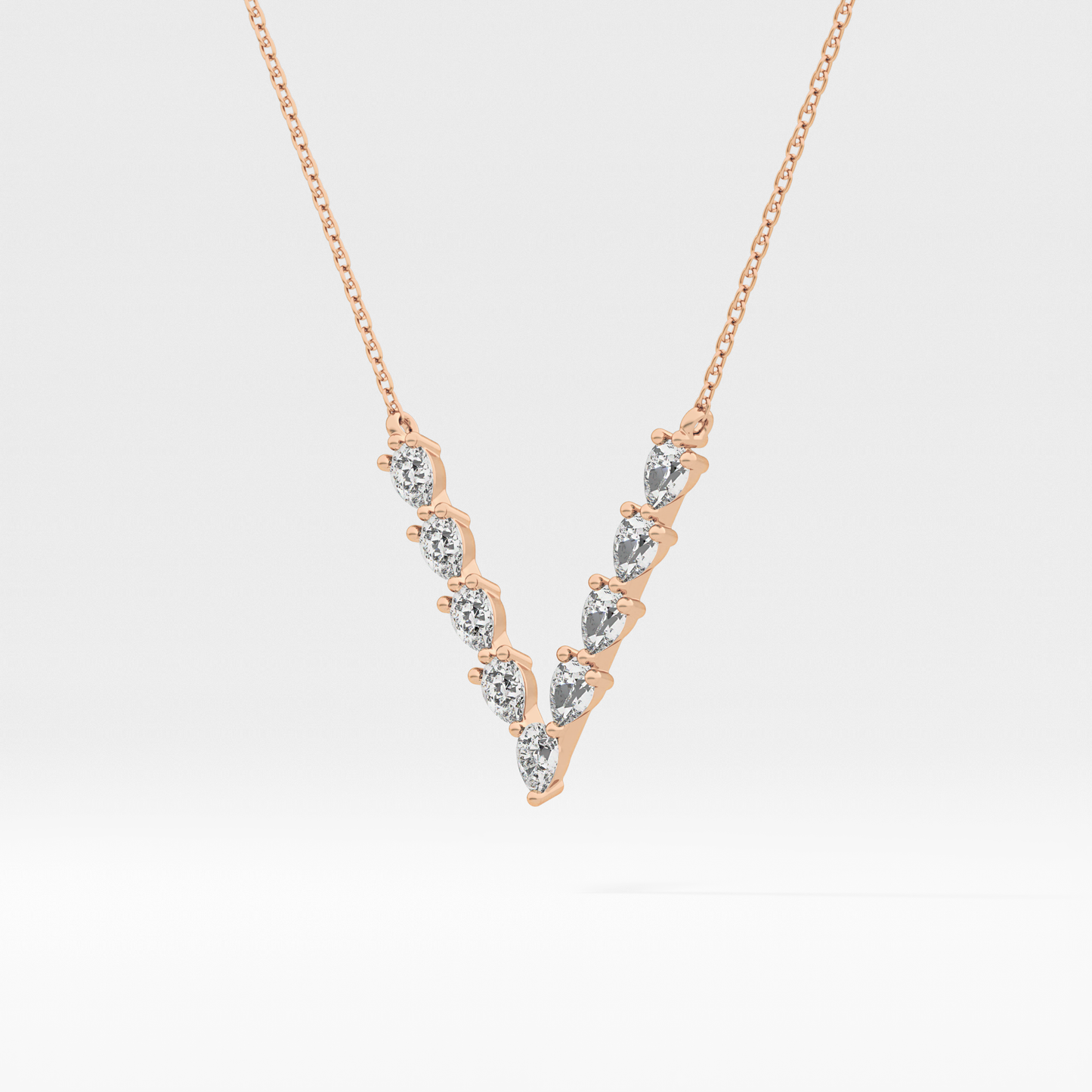 1.5 TCW Emerald Lab Grown Diamond Bezel Necklace