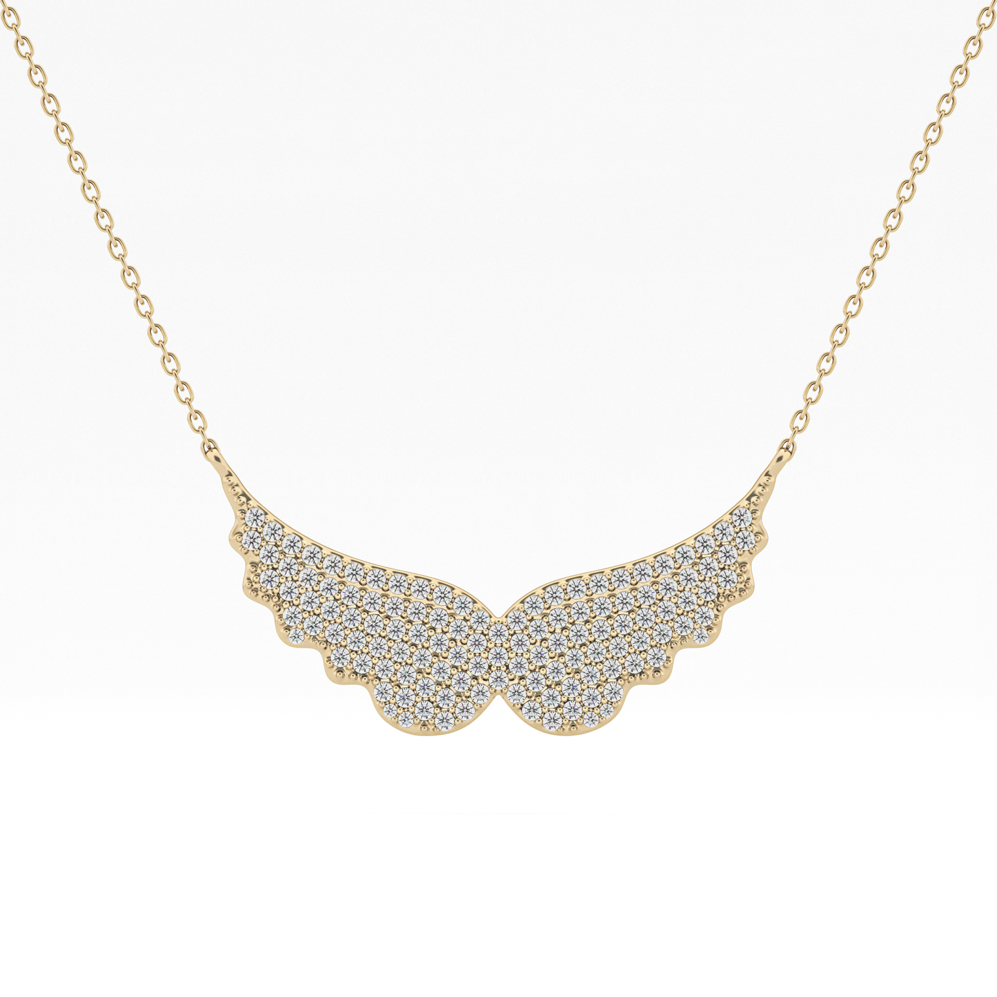 1.5 TCW Emerald Lab Grown Diamond Bezel Necklace