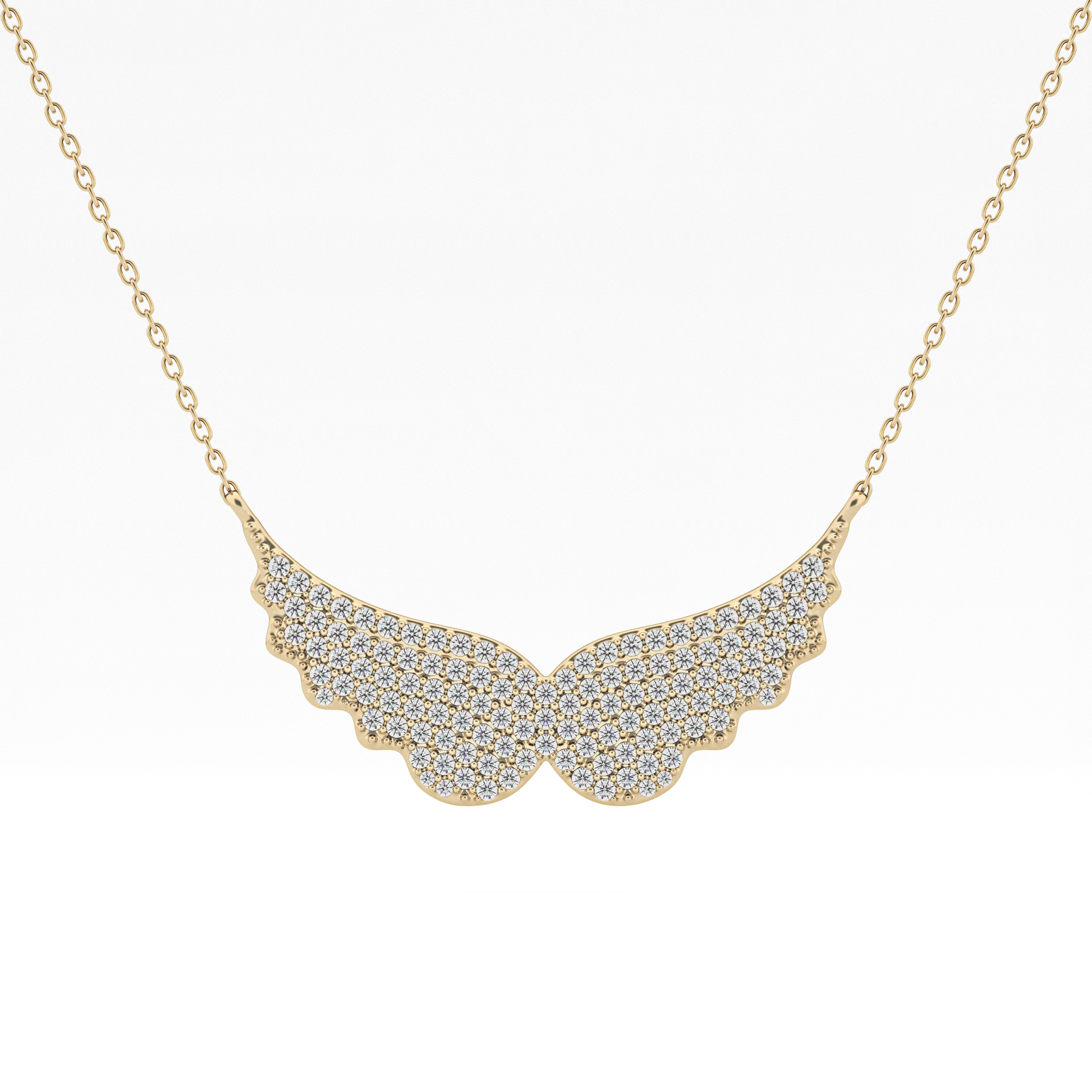 1.5 TCW Emerald Lab Grown Diamond Bezel Necklace