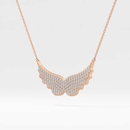 1.5 TCW Emerald Lab Grown Diamond Bezel Necklace