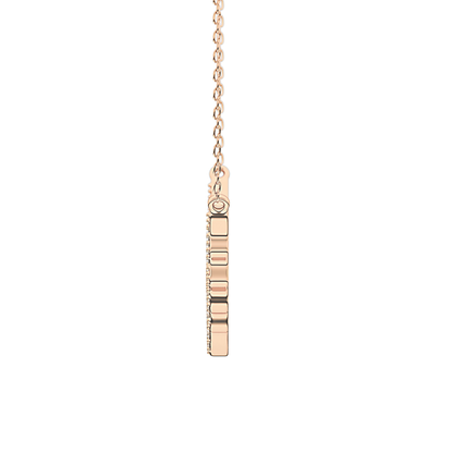 1.5 TCW Emerald Lab Grown Diamond Bezel Necklace