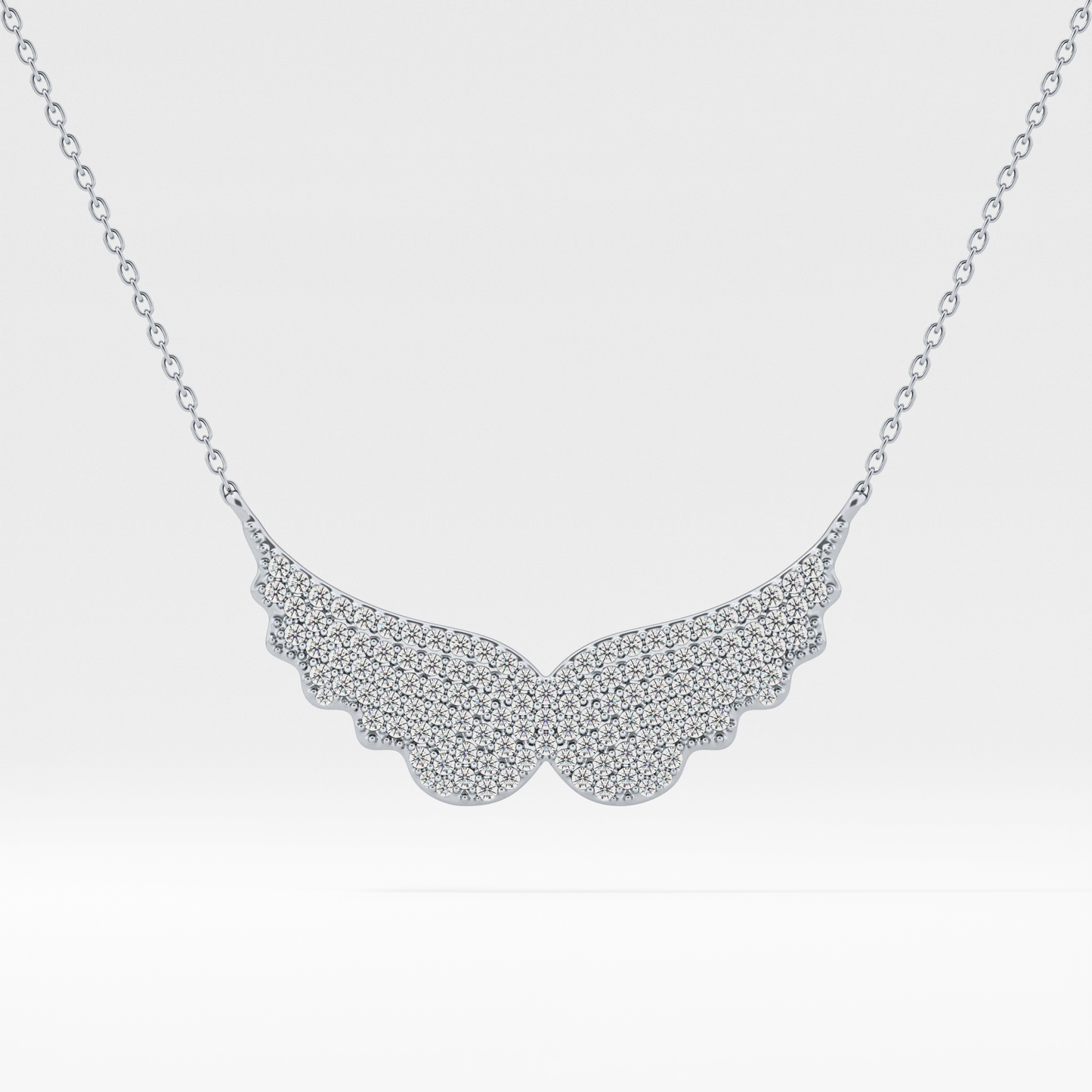 1.5 TCW Emerald Lab Grown Diamond Bezel Necklace