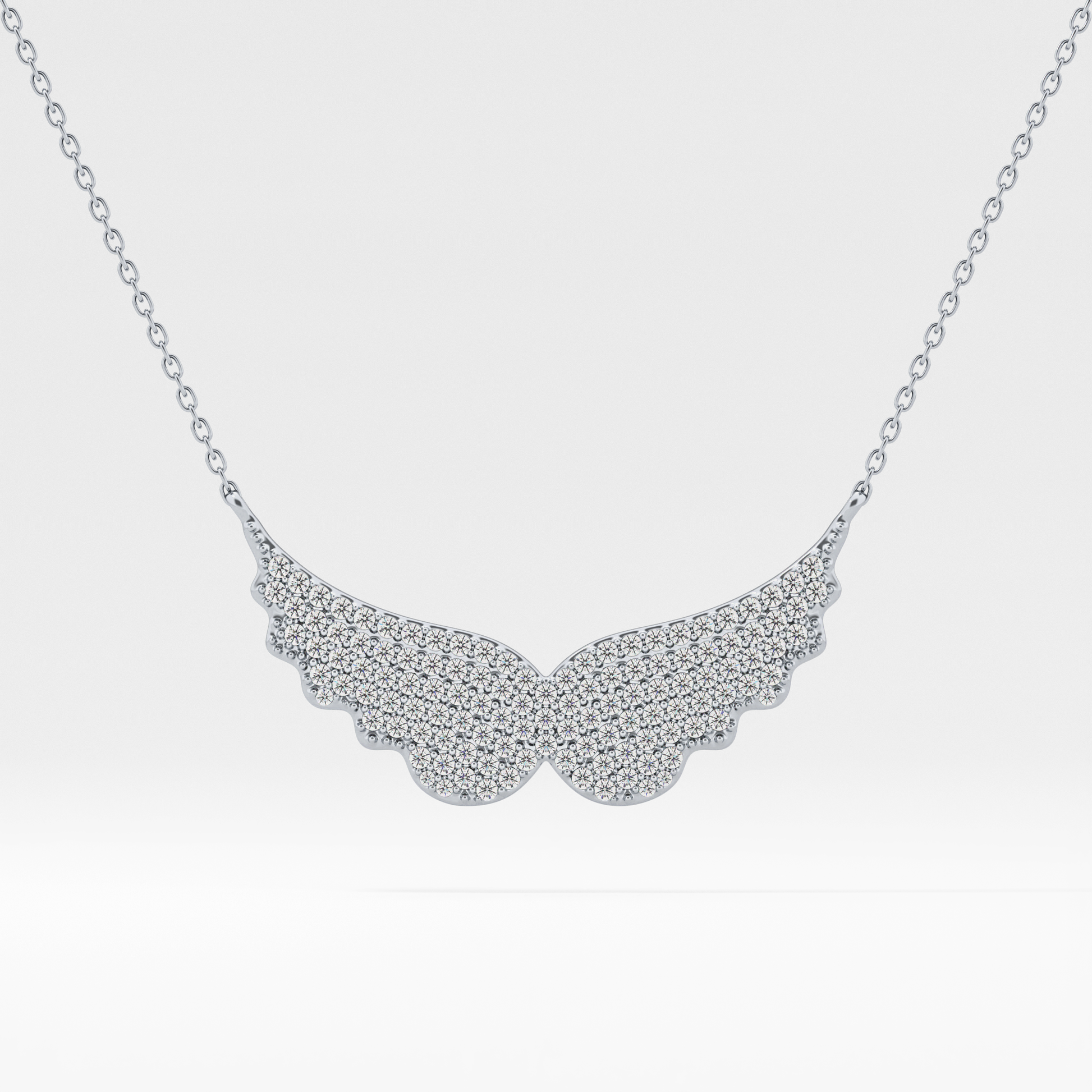 1.5 TCW Emerald Lab Grown Diamond Bezel Necklace