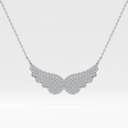 1.5 TCW Emerald Lab Grown Diamond Bezel Necklace