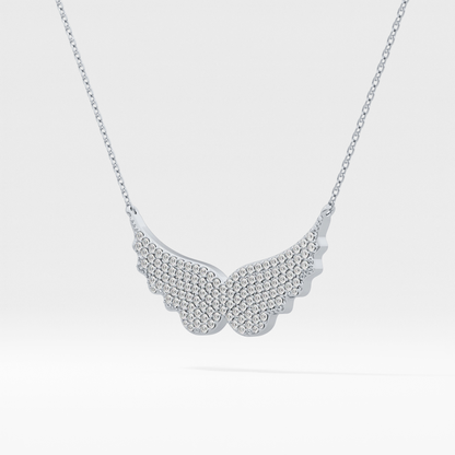 1.5 TCW Emerald Lab Grown Diamond Bezel Necklace