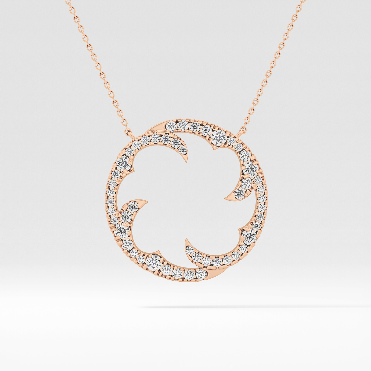 1.5 TCW Emerald Lab Grown Diamond Bezel Necklace