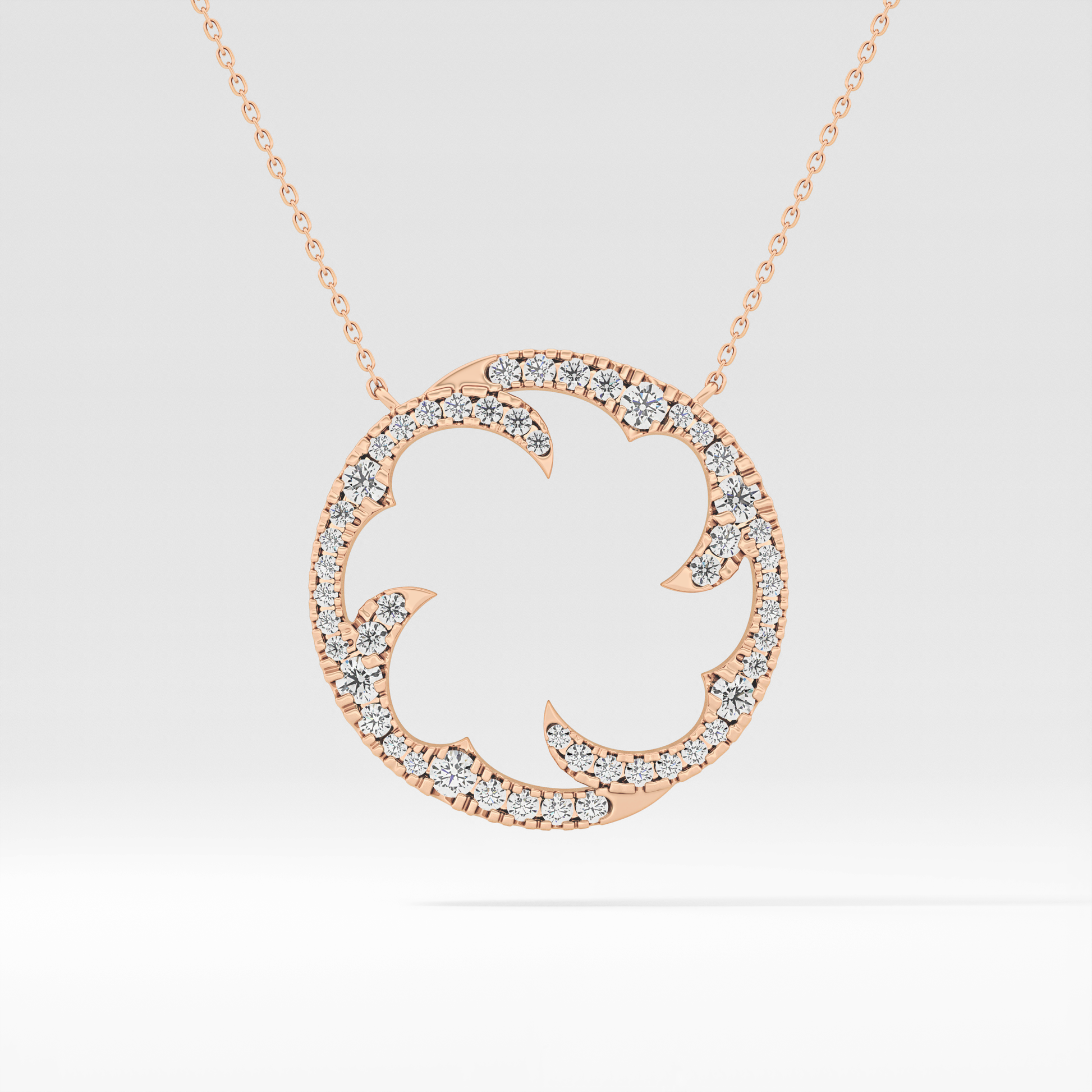 1.5 TCW Emerald Lab Grown Diamond Bezel Necklace