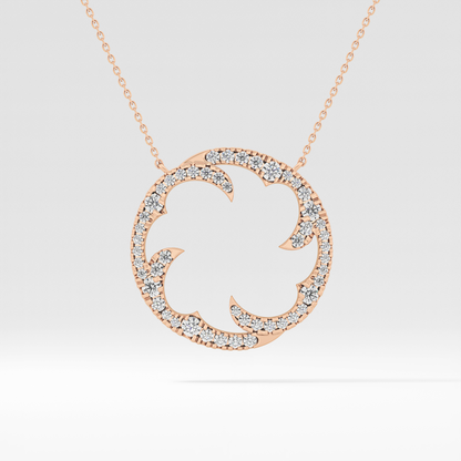 1.5 TCW Emerald Lab Grown Diamond Bezel Necklace
