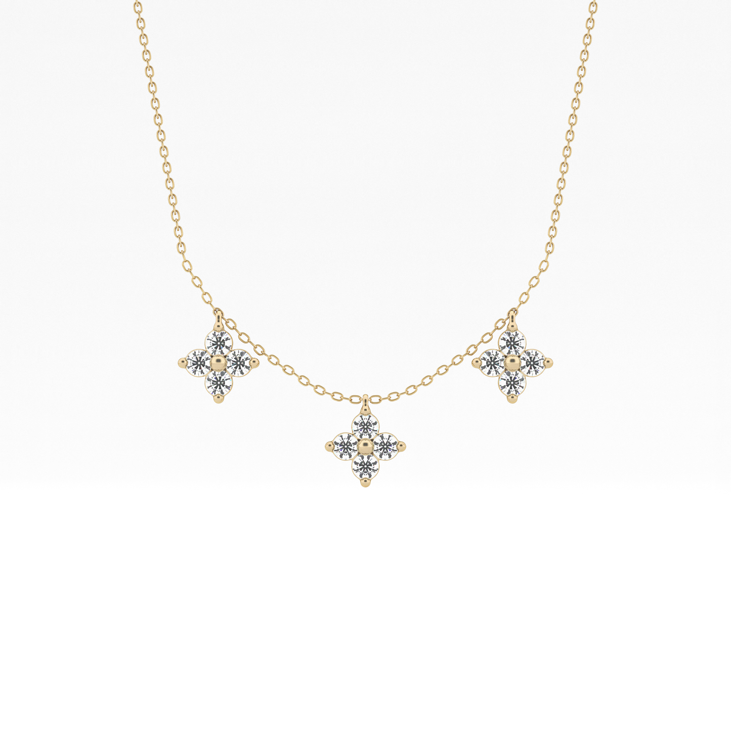 1.5 TCW Emerald Lab Grown Diamond Bezel Necklace