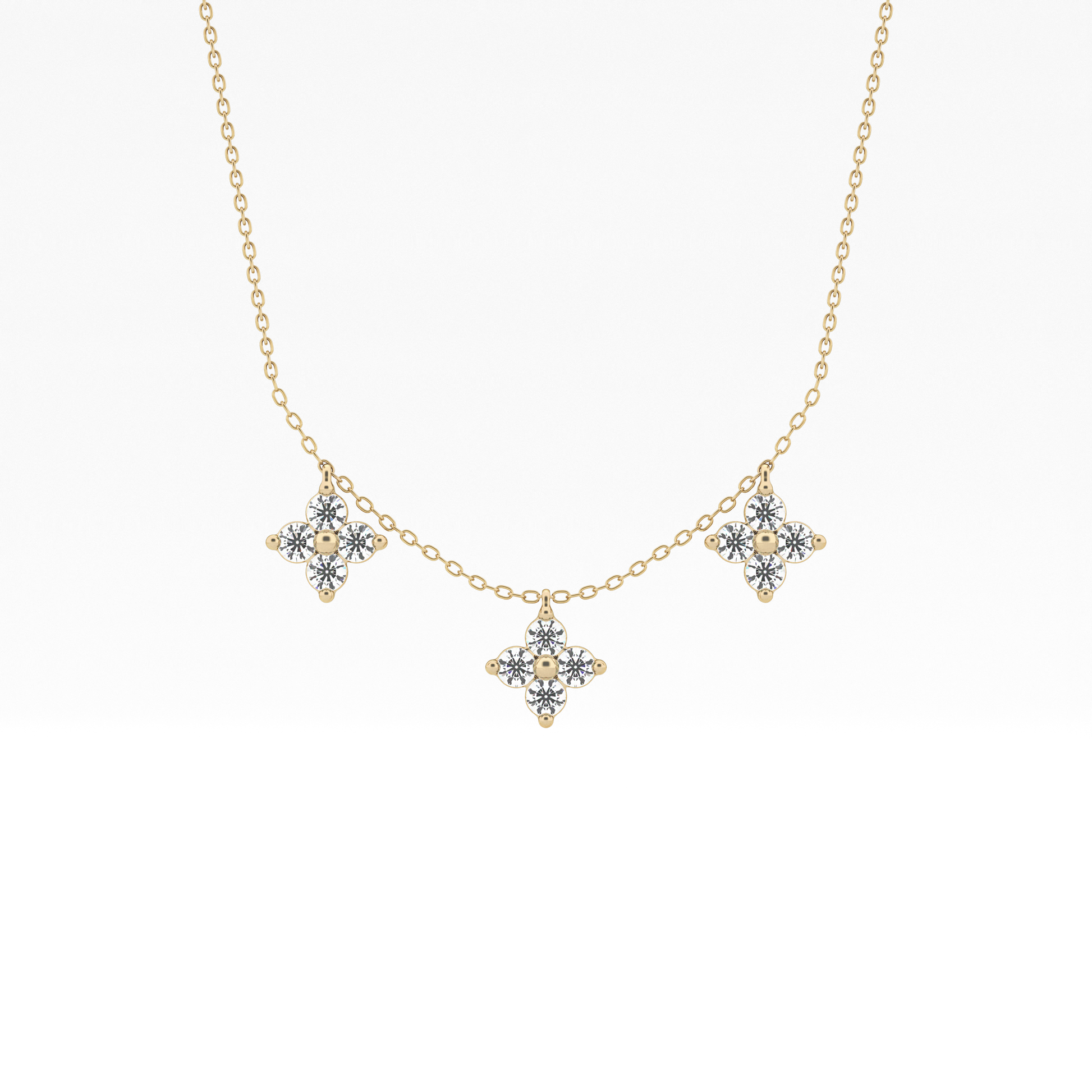 1.5 TCW Emerald Lab Grown Diamond Bezel Necklace