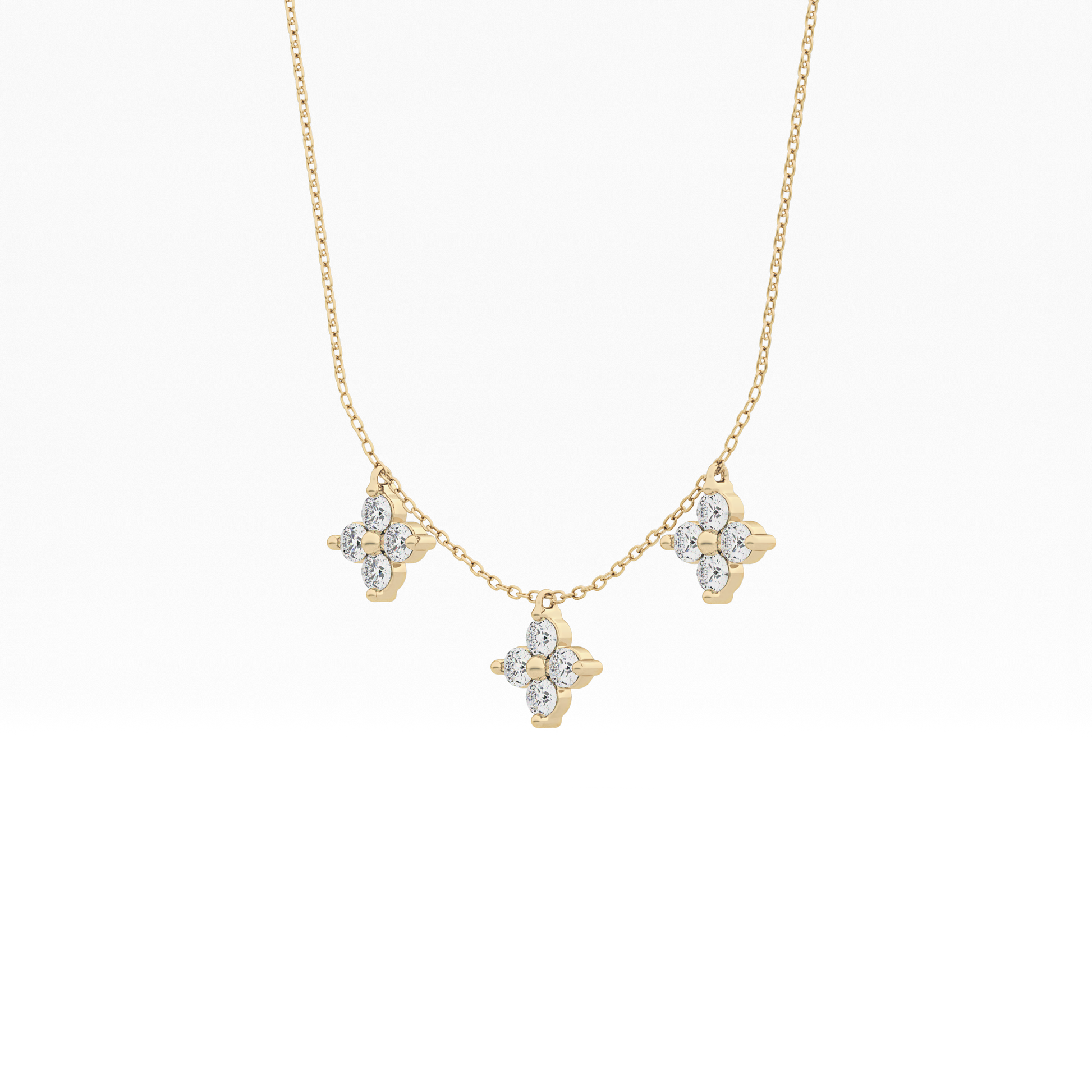 1.5 TCW Emerald Lab Grown Diamond Bezel Necklace
