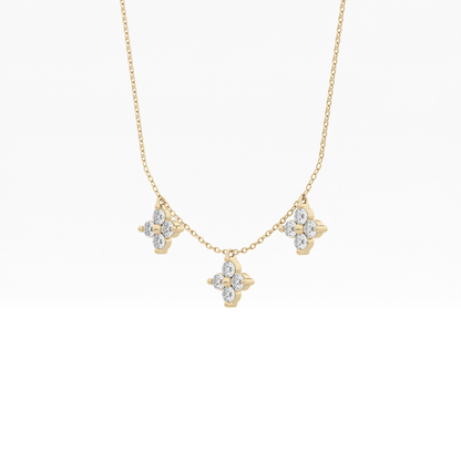 1.5 TCW Emerald Lab Grown Diamond Bezel Necklace