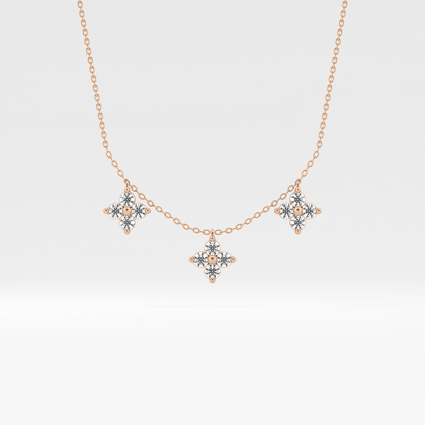 1.5 TCW Emerald Lab Grown Diamond Bezel Necklace