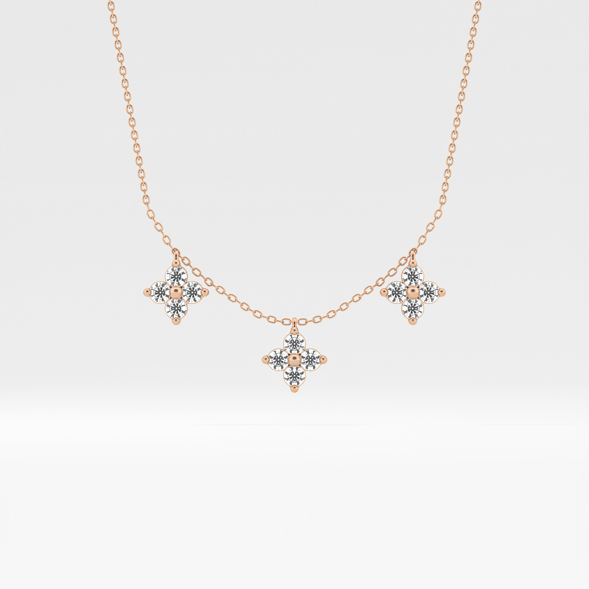 1.5 TCW Emerald Lab Grown Diamond Bezel Necklace