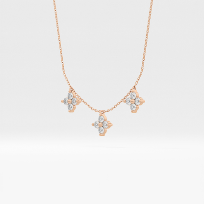 1.5 TCW Emerald Lab Grown Diamond Bezel Necklace