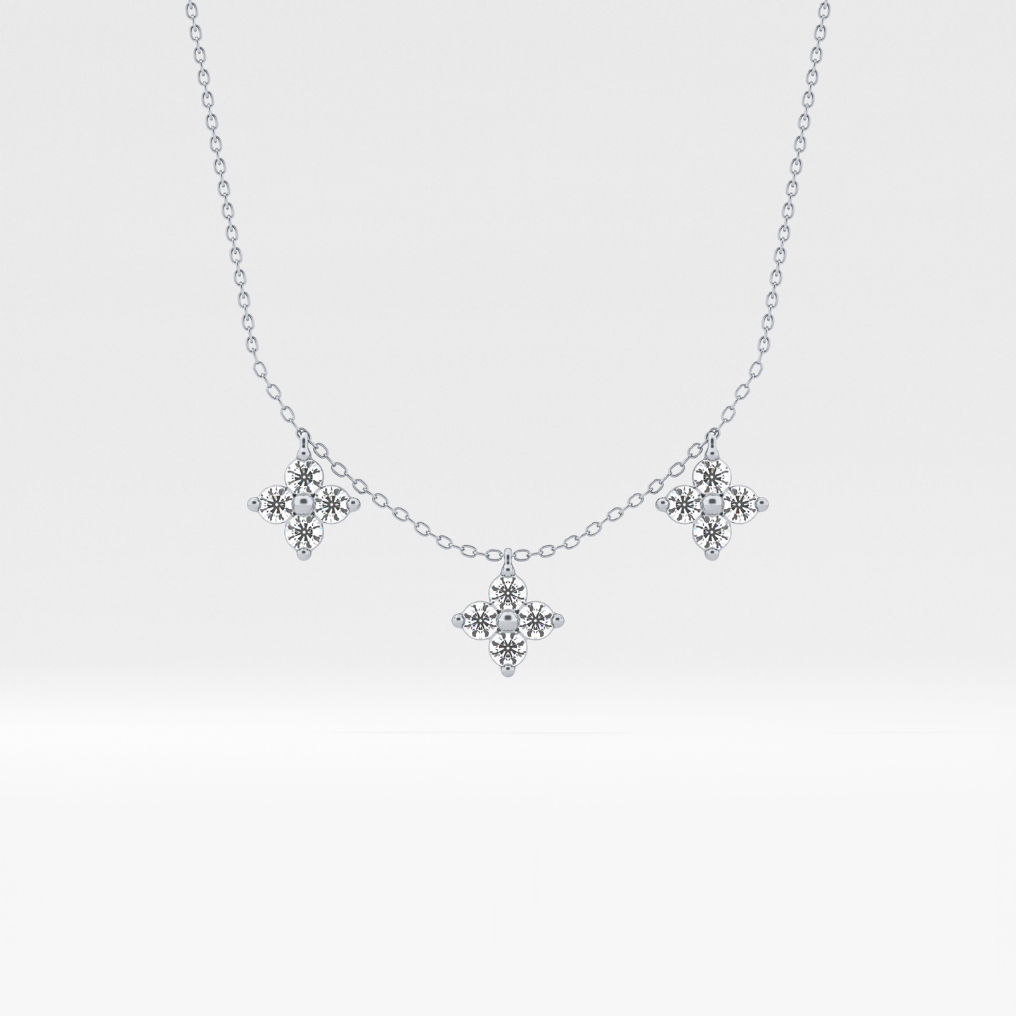 1.5 TCW Emerald Lab Grown Diamond Bezel Necklace