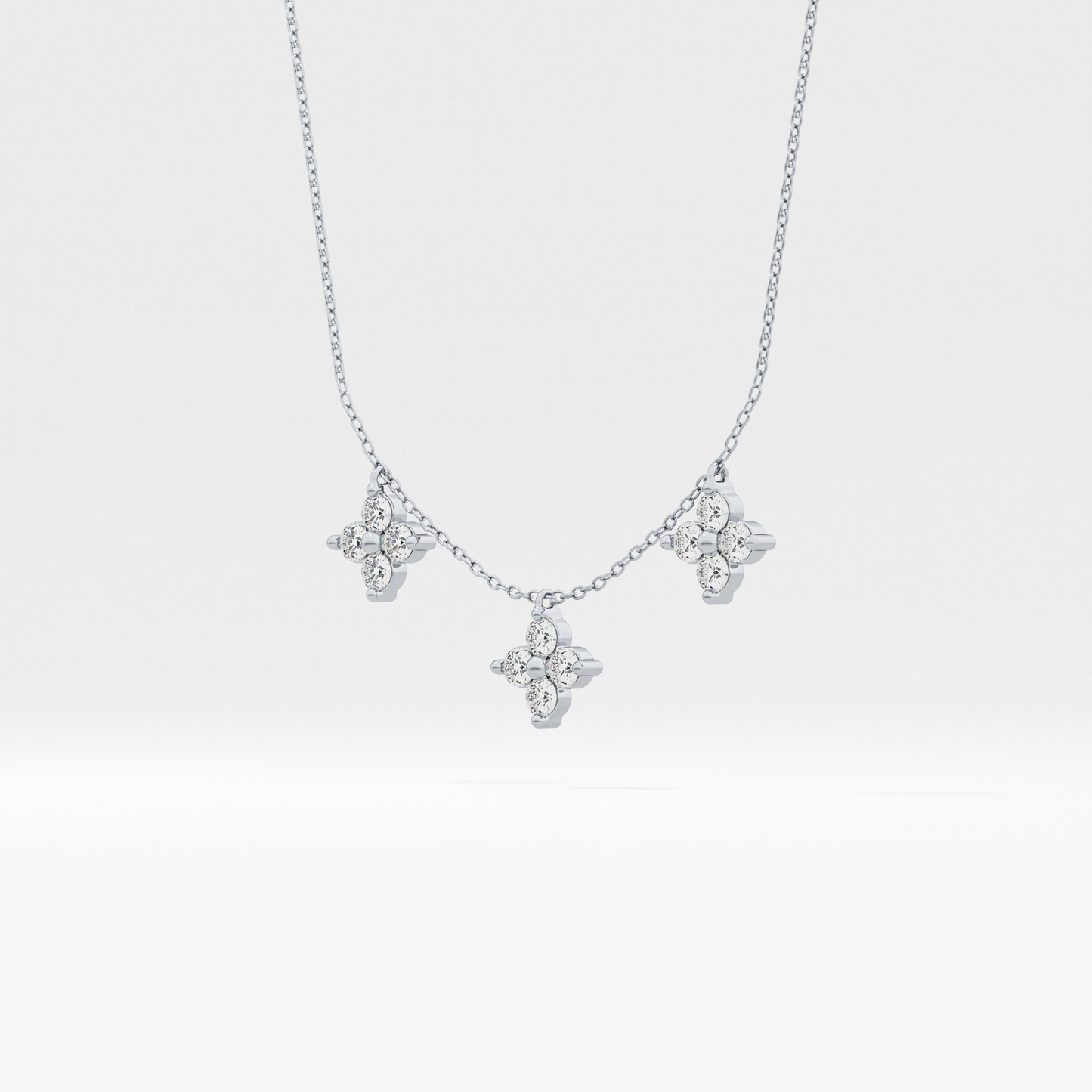 1.5 TCW Emerald Lab Grown Diamond Bezel Necklace