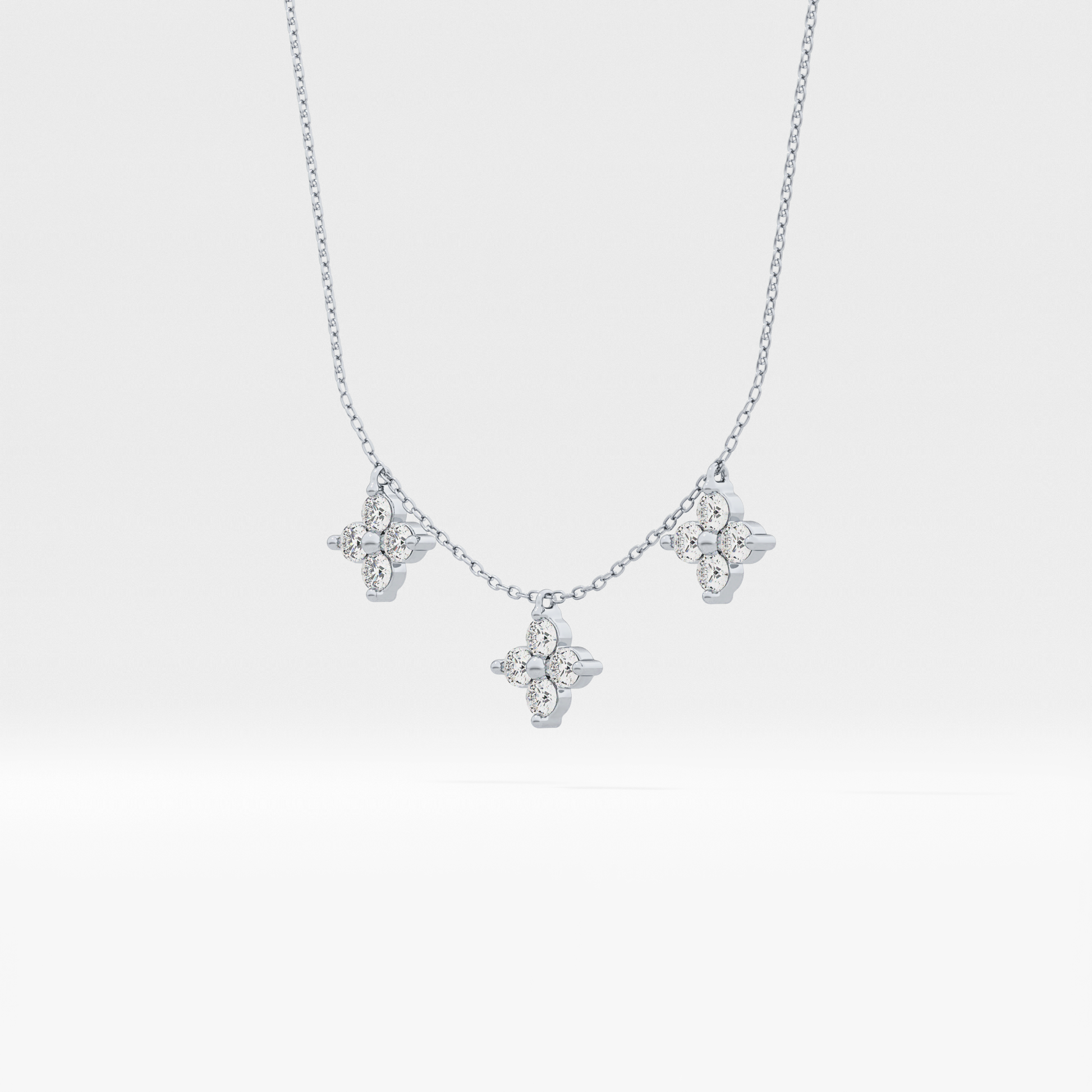 1.5 TCW Emerald Lab Grown Diamond Bezel Necklace